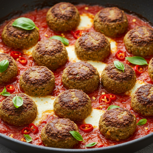 Mushroom and Lentil Meatballs